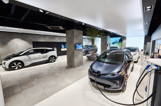 Electric Car Showroom
